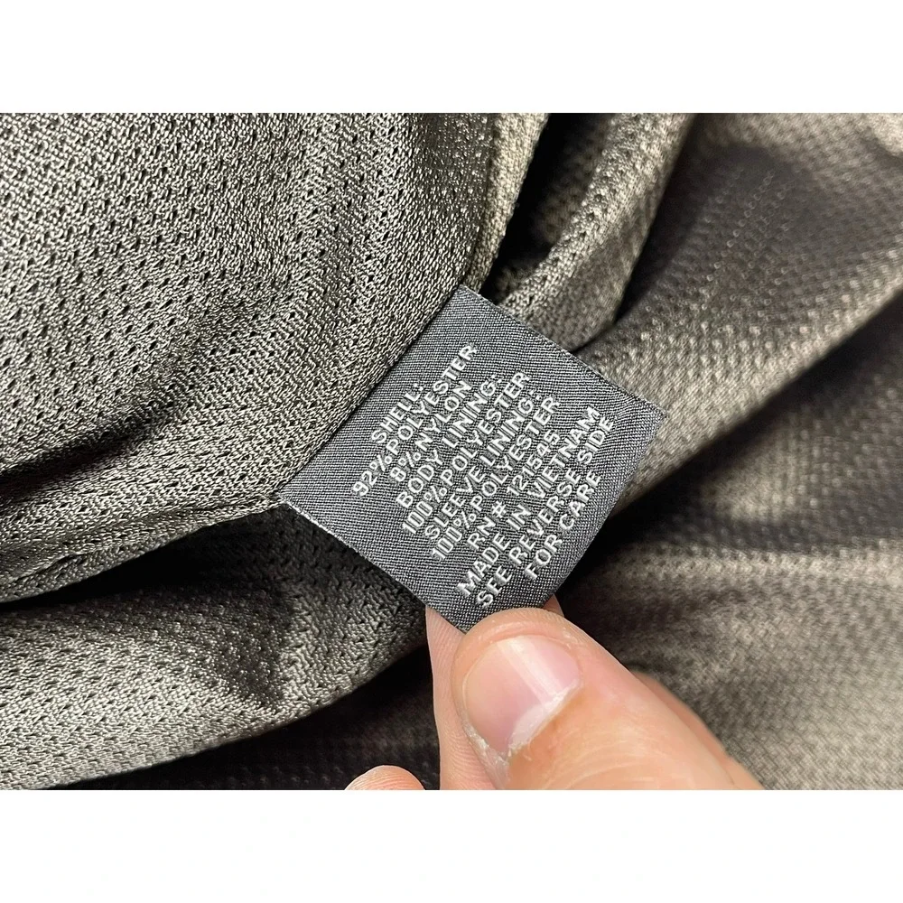 Towne by London Fog Mens 3XT Charcoal Gray Harrington Jacket Mesh Lined Full Zip